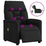 Vidaxl massagestoel elektrisch verstelbaar stof zwart