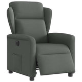 Vidaxl fauteuil elektrisch verstelbaar stof donkergrijs