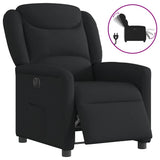 Vidaxl fauteuil verstelbaar elektrisch stof zwart