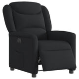 Vidaxl fauteuil verstelbaar elektrisch stof zwart