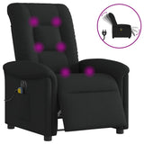 Vidaxl massagestoel elektrisch verstelbaar stof zwart