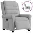 Vidaxl fauteuil elektrisch verstelbaar stof wolk grijs