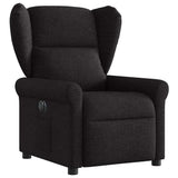 Vidaxl fauteuil verstelbaar elektrisch stof zwart