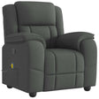 Vidaxl massagestoel in donkergrijze stof