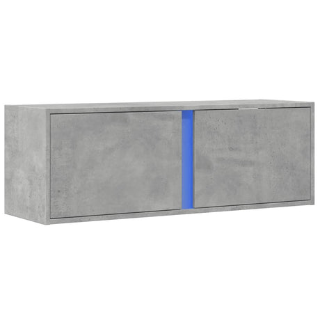 Vidaxl tv-wandmeubel met led-verlichting 100x31x35 cm betongrijs