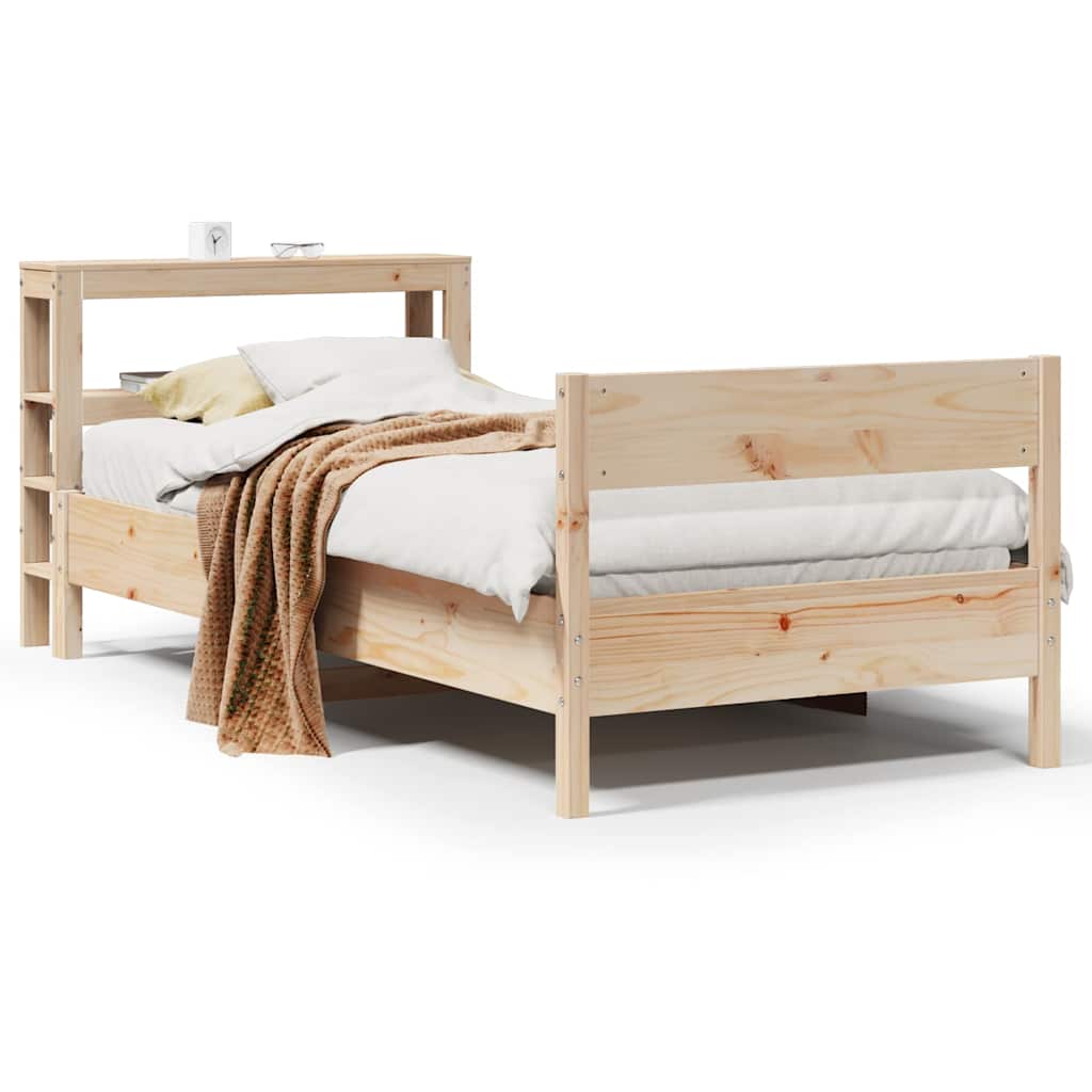 Vidaxl bedframe zonder matras massief grenenhout 75x190 cm