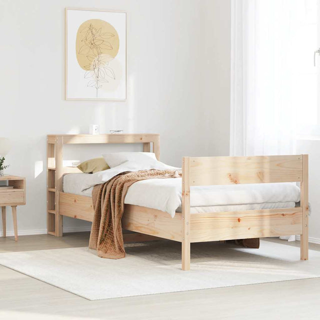 Vidaxl bedframe zonder matras massief grenenhout 75x190 cm
