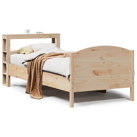 Vidaxl bedframe zonder matras massief grenenhout 75x190 cm