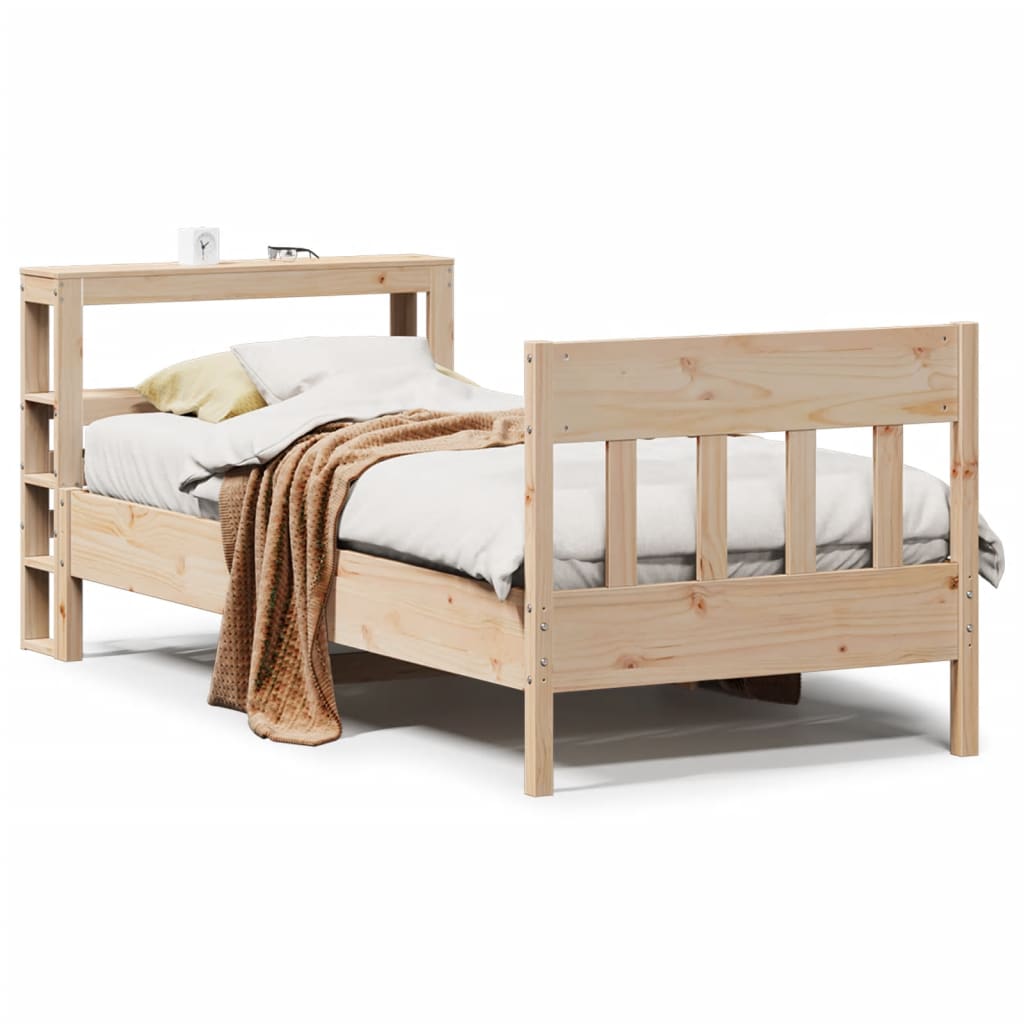 Vidaxl bedframe zonder matras massief grenenhout 75x190 cm