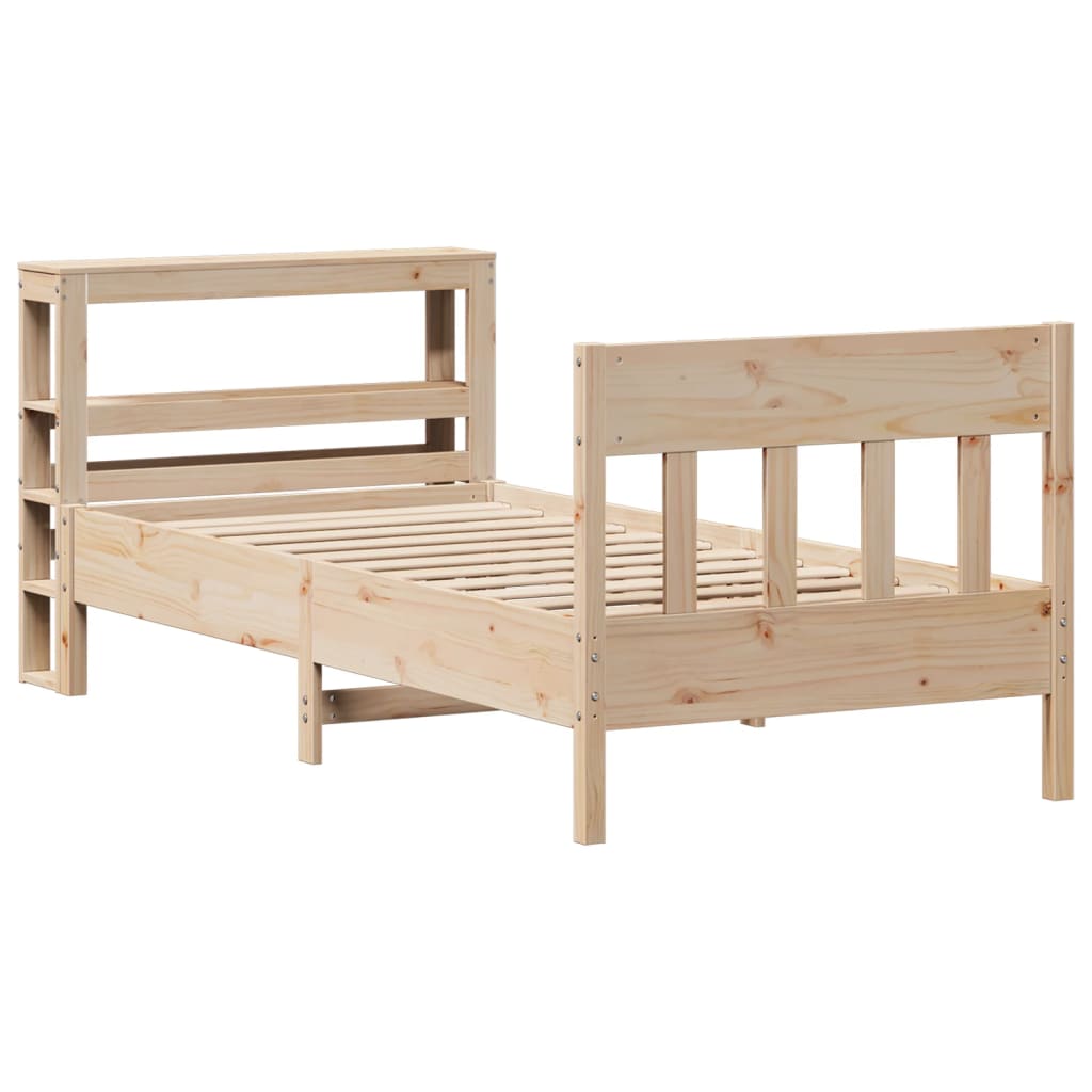 Vidaxl bedframe zonder matras massief grenenhout 75x190 cm