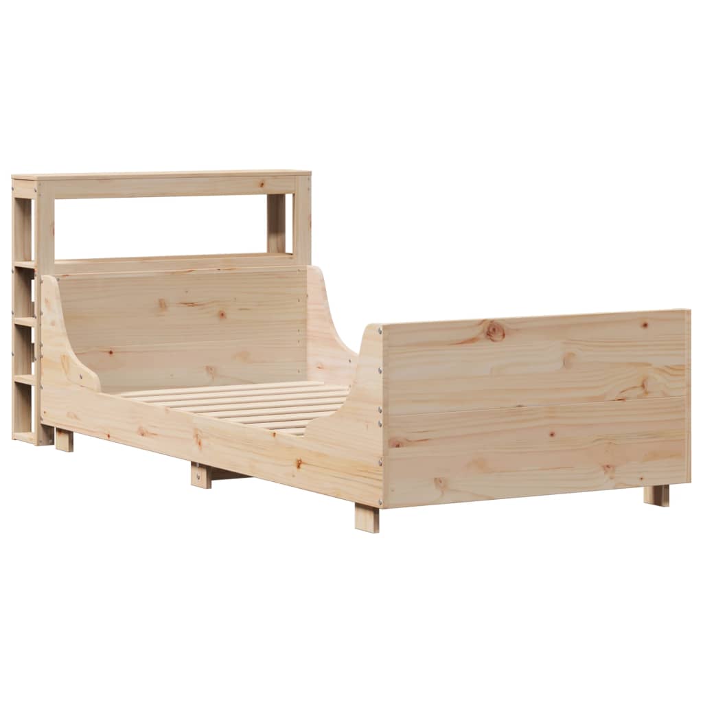 Vidaxl bedframe zonder matras massief grenenhout 75x190 cm