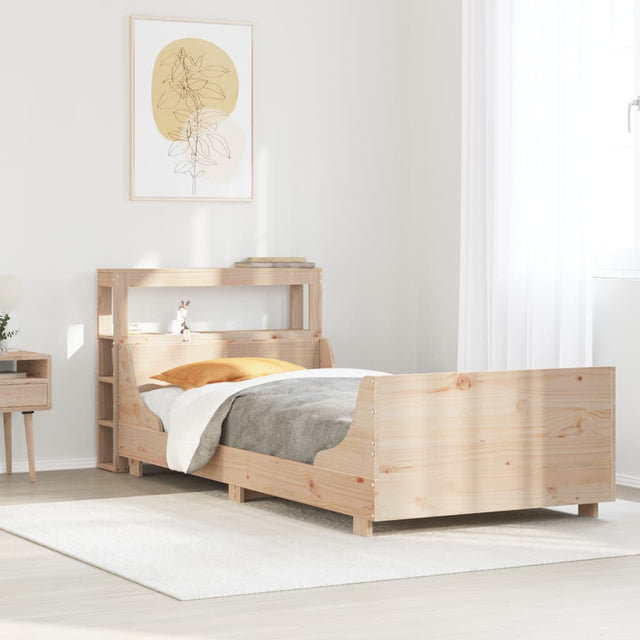 Vidaxl bedframe zonder matras massief grenenhout 75x190 cm