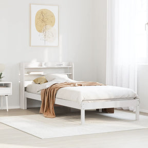 Vidaxl bedframe zonder matras massief grenenhout wit 90x190 cm