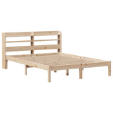 Vidaxl bedframe zonder matras massief grenenhout 135x190 cm