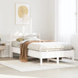 Vidaxl bedframe zonder matras massief grenenhout wit 90x190 cm