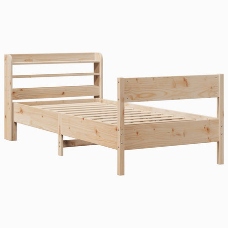Vidaxl bedframe zonder matras massief grenenhout 75x190 cm