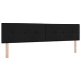Vidaxl led hoofdbord met led-stripverlichting zwart 200 cm stof