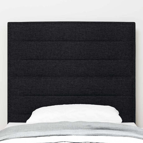 Vidaxl led hoofdbord met led-stripverlichting zwart 80 cm stof