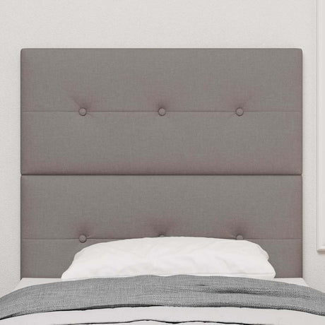 Vidaxl led hoofdbord taupe stof