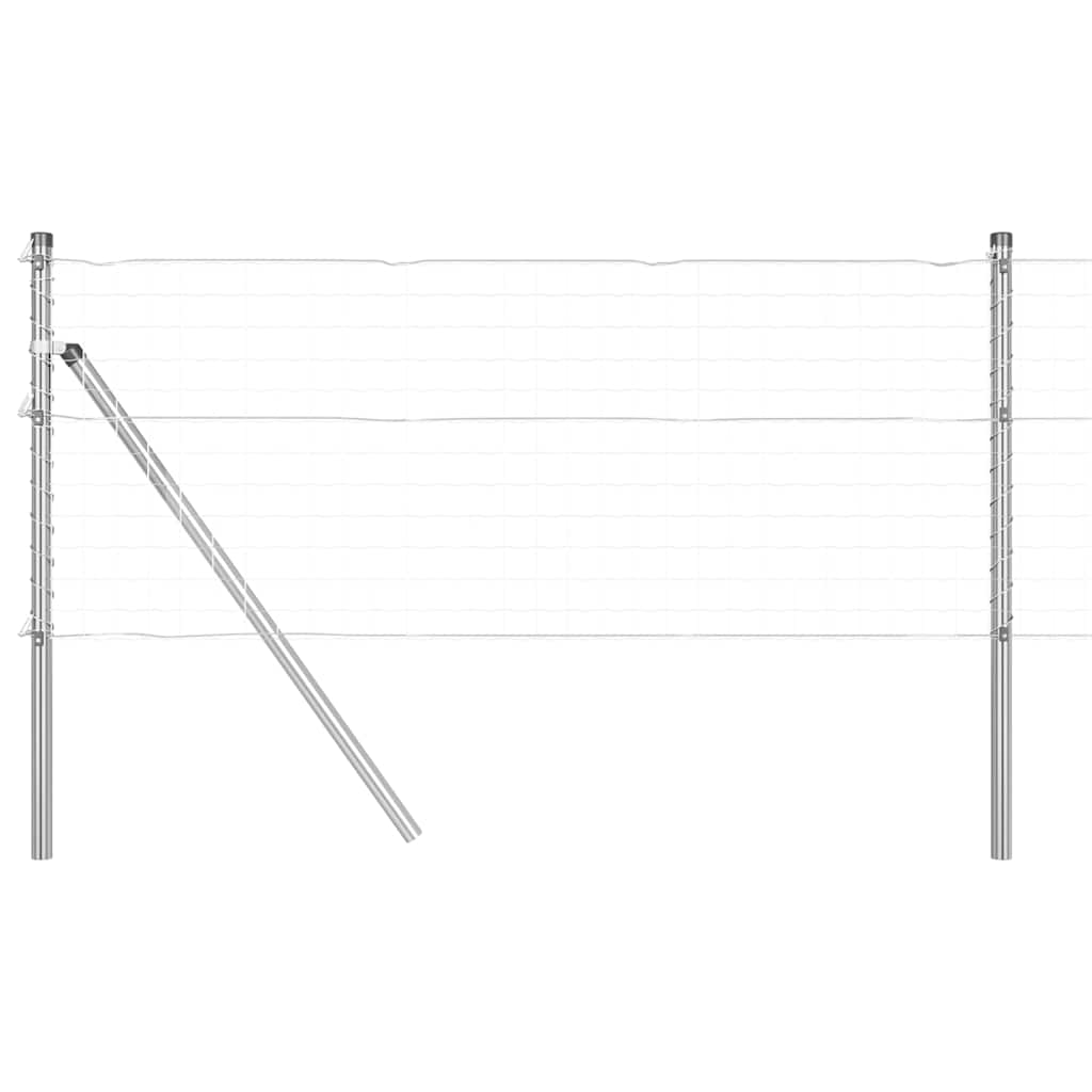 Vidaxl Zaunpfosten 26 Stück grau 3,2 x 3,2 x 100 cm