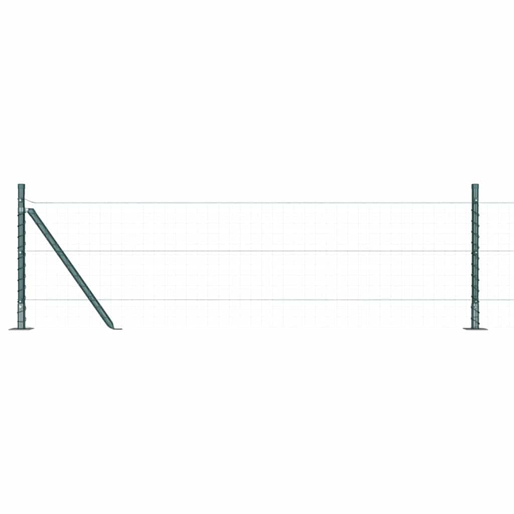 Vidaxl Zaunpfosten 26 Stück grau 3,2 x 3,2 x 50 cm