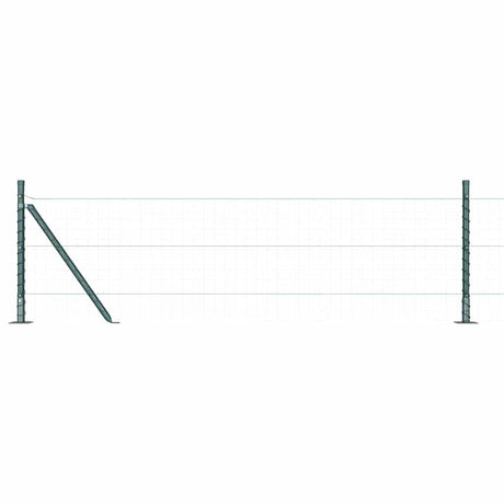 Vidaxl Zaunpfosten 26 Stück grau 3,2 x 3,2 x 50 cm