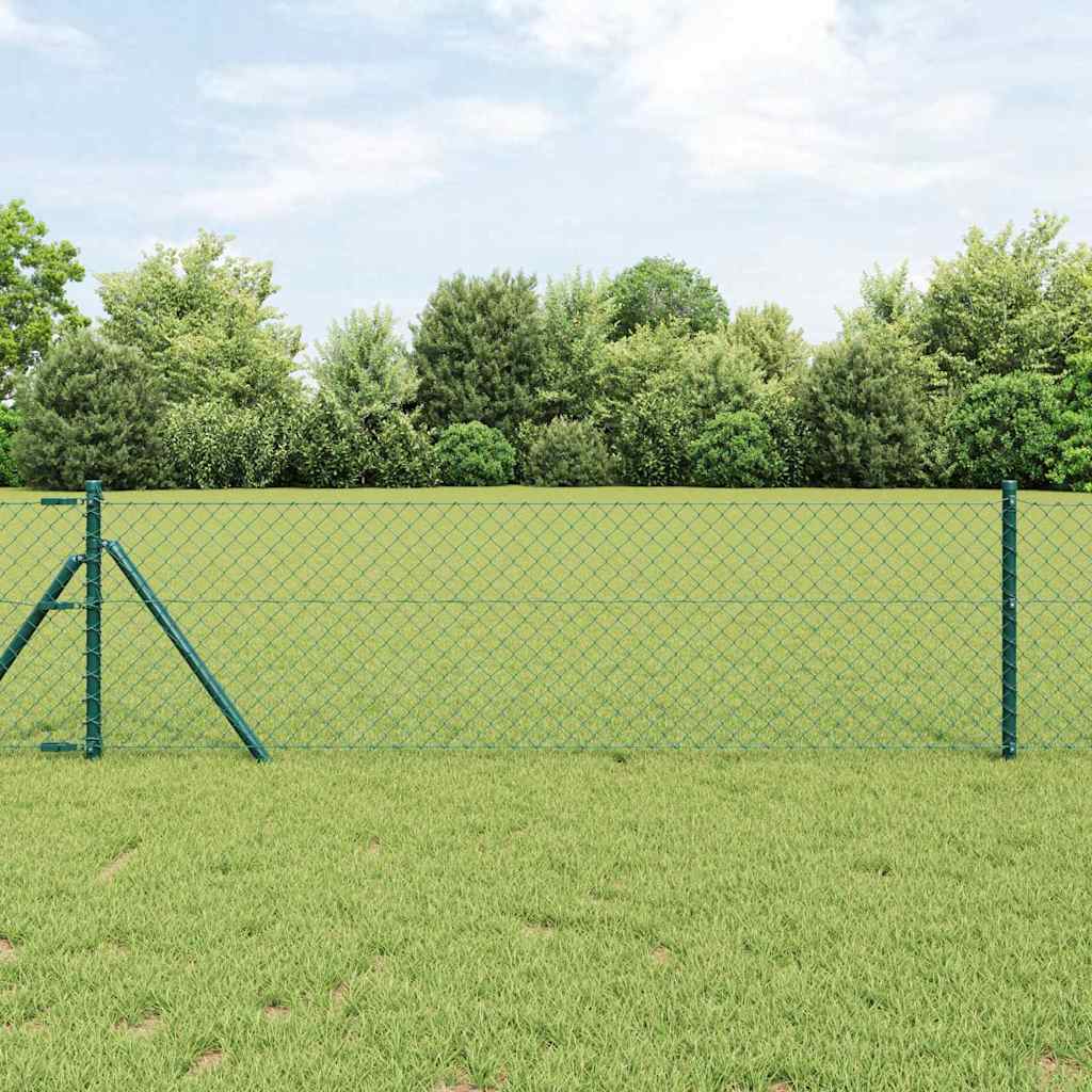 Vidaxl Zaunpfahl grün 10 x 0,4 m (40 x 40 mm Maschenweite)