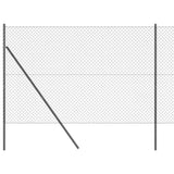 Vidaxl Zaunpfahl grau 10 x 1,6 m (40 x 40 mm Maschenweite)