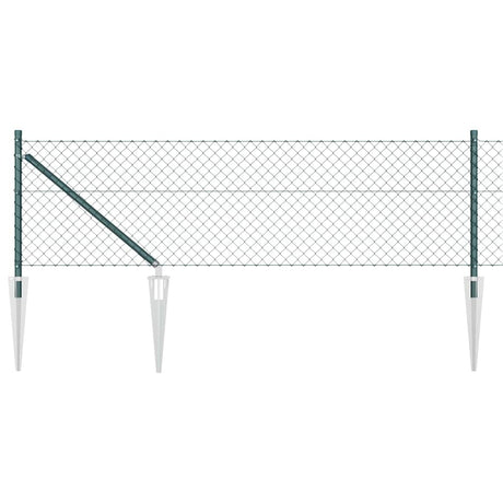 Vidaxl Zaunpfahl grün 10 x 0,4 m (40 x 40 mm Maschenweite)