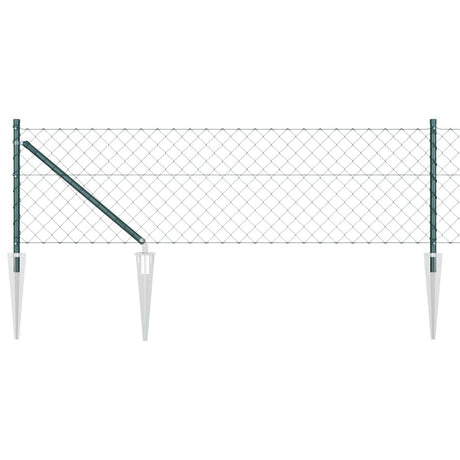 Vidaxl Zaunpfahl grün 10 x 0,8 m (40 x 40 mm Maschenweite)