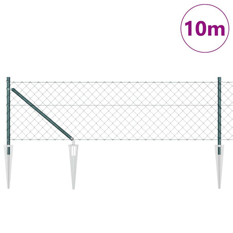 Vidaxl Zaunpfahl grün 10 x 0,6 m (60 x 60 mm Maschenweite)