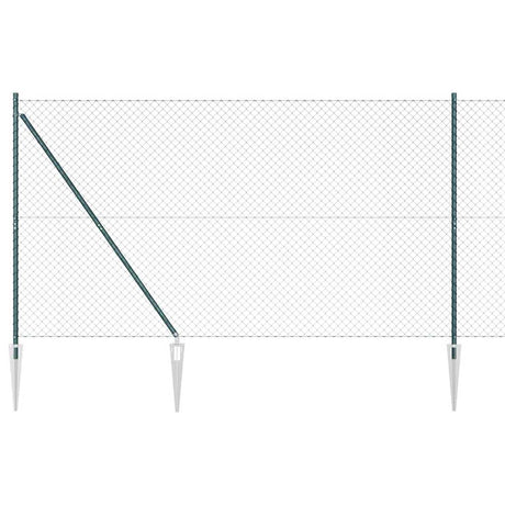 Vidaxl Zaunpfahl grün 10 x 1,5 m (60 x 60 mm Maschenweite)