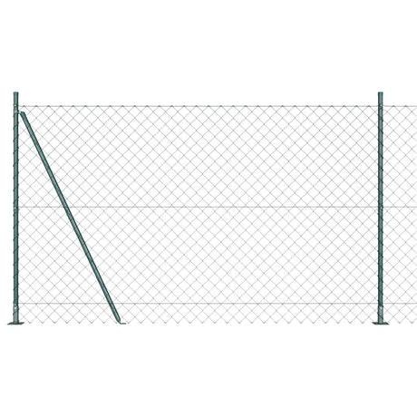 Vidaxl Zaunpfahl grün 10 x 1,5 m (60 x 60 mm Maschenweite)