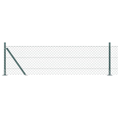 Vidaxl Zaunpfahl grün 25 x 0,4 m (40 x 40 mm Maschenweite)