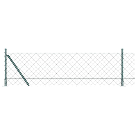 Vidaxl Zaunpfahl grün 25 x 0,6 m (60 x 60 mm Maschenweite)