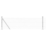 Vidaxl Zaunpfahl Silber 25 x 0,6 m (60 x 60 mm Maschenweite) Stahl