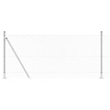 Vidaxl Zaunpfahl Silber 25 x 0,8 m (60 x 60 mm Maschenweite) Stahl