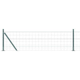 Vidaxl euro-hek met betonnen voetstuk 10 x 0,6 m pvc-coated staal mesh