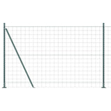 Vidaxl euro-hek met betonnen voetstuk 10 x 1,6 m pvc-coated staal mesh