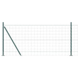 Vidaxl euro-hek met betonnen voetstuk 25 x 0,8 m pvc-coated staal mesh