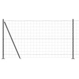 Vidaxl euro-hek met betonnen voetstuk 10 x 1,2 m pvc-coated staal mesh
