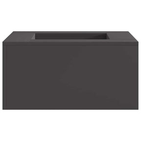 Vidaxl vuurkom zwart 60 x 60 x 30 cm weervast staal