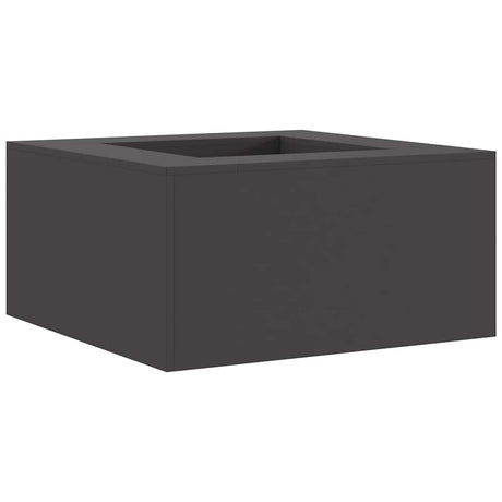 Vidaxl vuurkorf zwart 80 x 80 x 40 cm staal