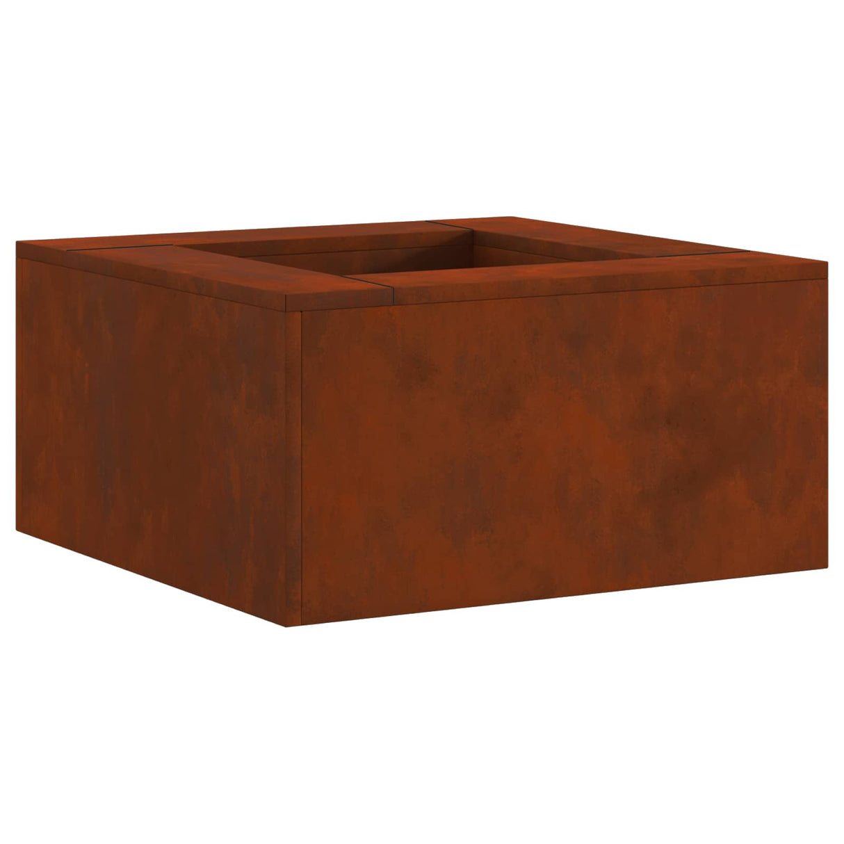Vidaxl vuurkorf bruin 80 x 80 x 40 cm cortenstaal