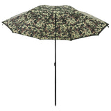 Vidaxl vis paraplu 290 x 225 cm oxford polyester camouflage