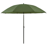 Vidaxl vis paraplu geel leger 220 x 193 cm oxford polyester