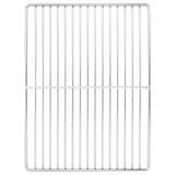 Vidaxl grillrooster zilver 40 x 30 cm roestvrij staal