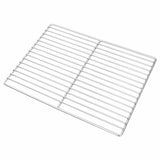 Vidaxl grillrooster zilver 40 x 30 cm roestvrij staal