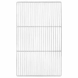 Vidaxl grillrooster zilver 67 x 40 cm roestvrij staal