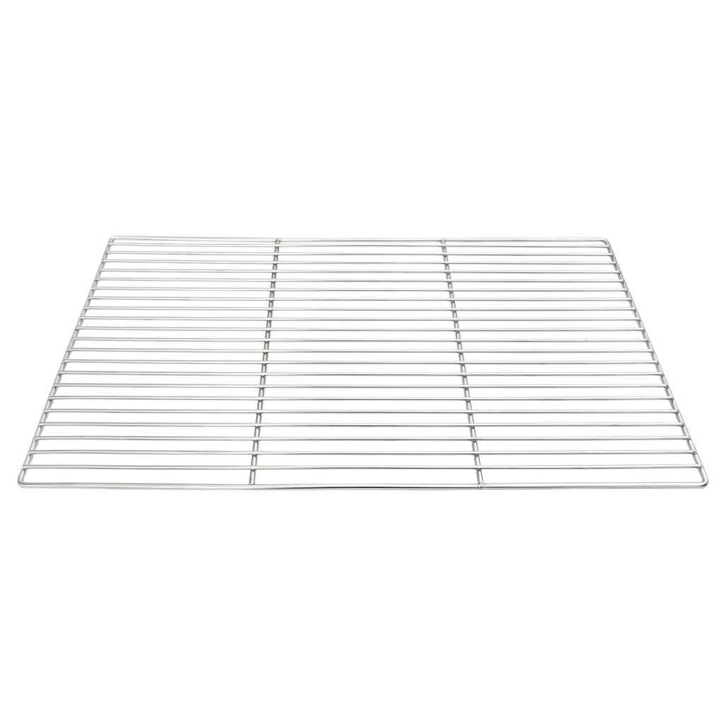 Vidaxl grillrooster zilver 67 x 40 cm roestvrij staal